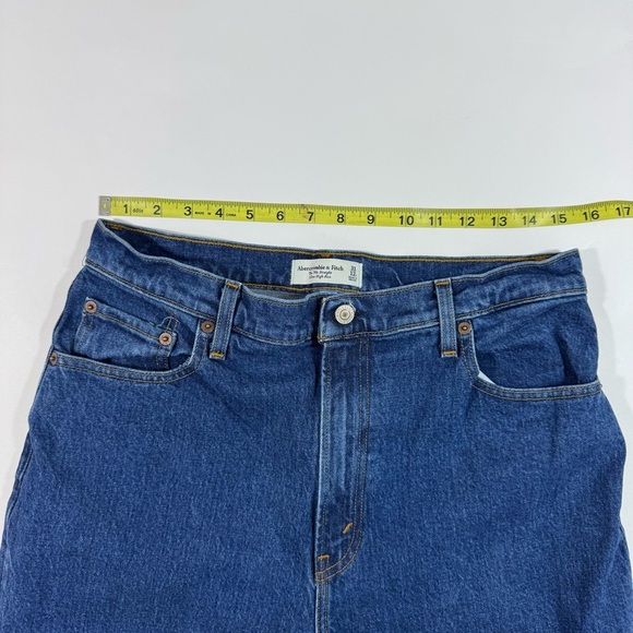Abercrombie The 90s Straight Ultra High Rise Jeans Curve Love - Picture 6 of 8